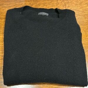Jcrew Black Cashmere crewneck sweater
